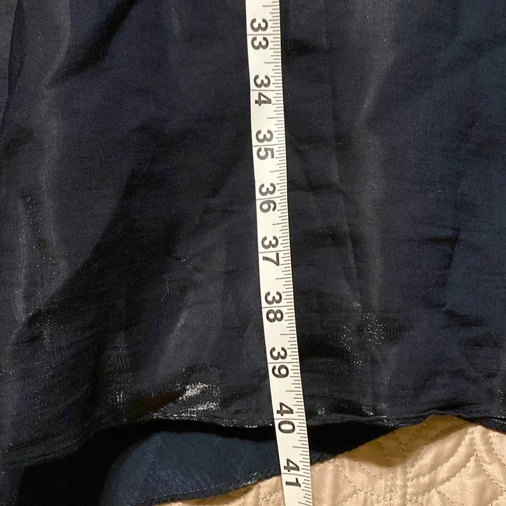 Js Collections Iridescent Black Skirt, Size 12 - image 7